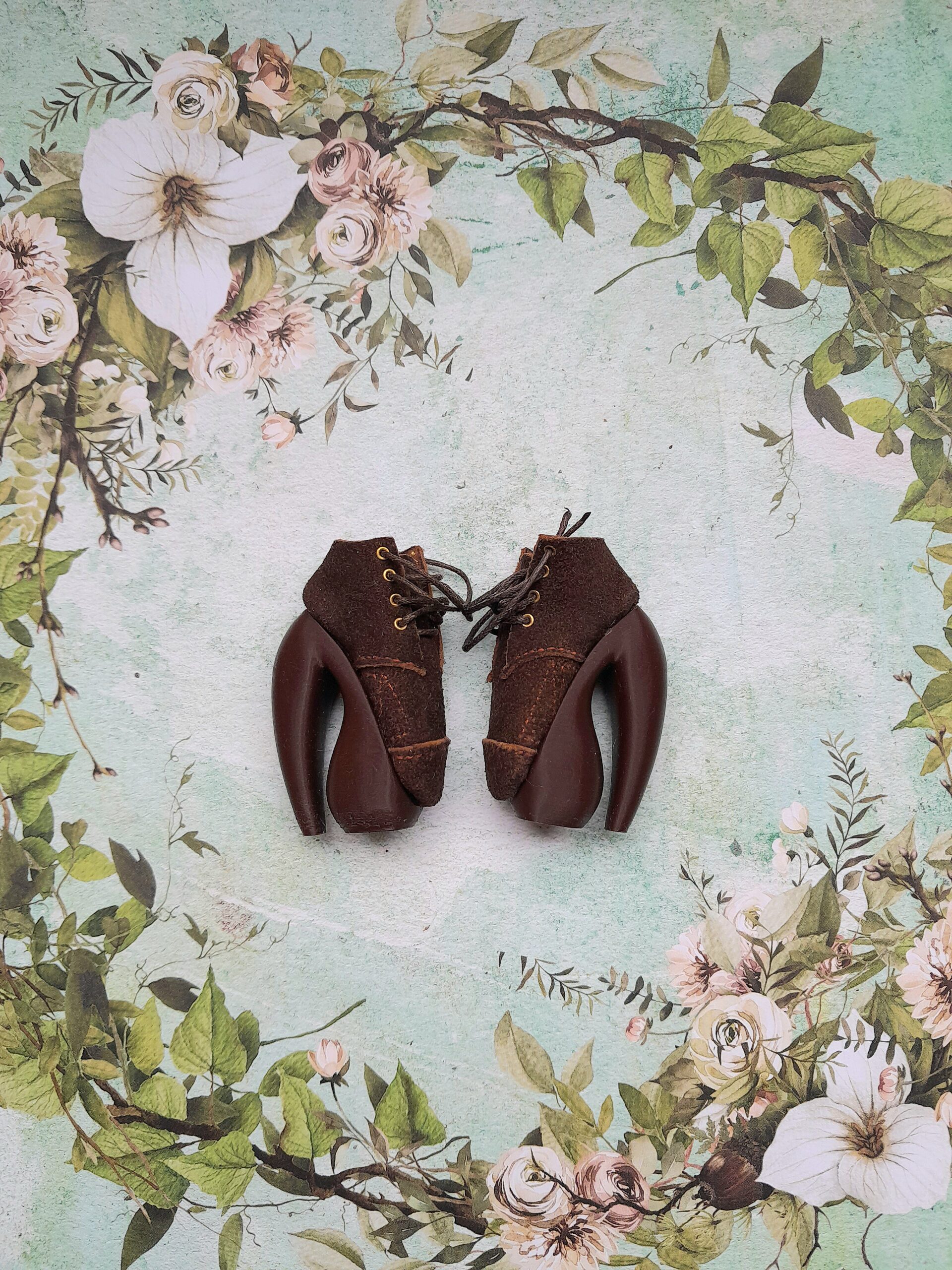 Popovy Doll Leather Shoes