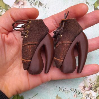 Popovy Doll Leather Shoes