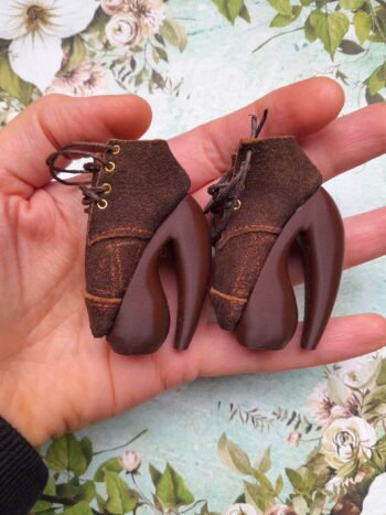 Popovy Doll Leather Shoes