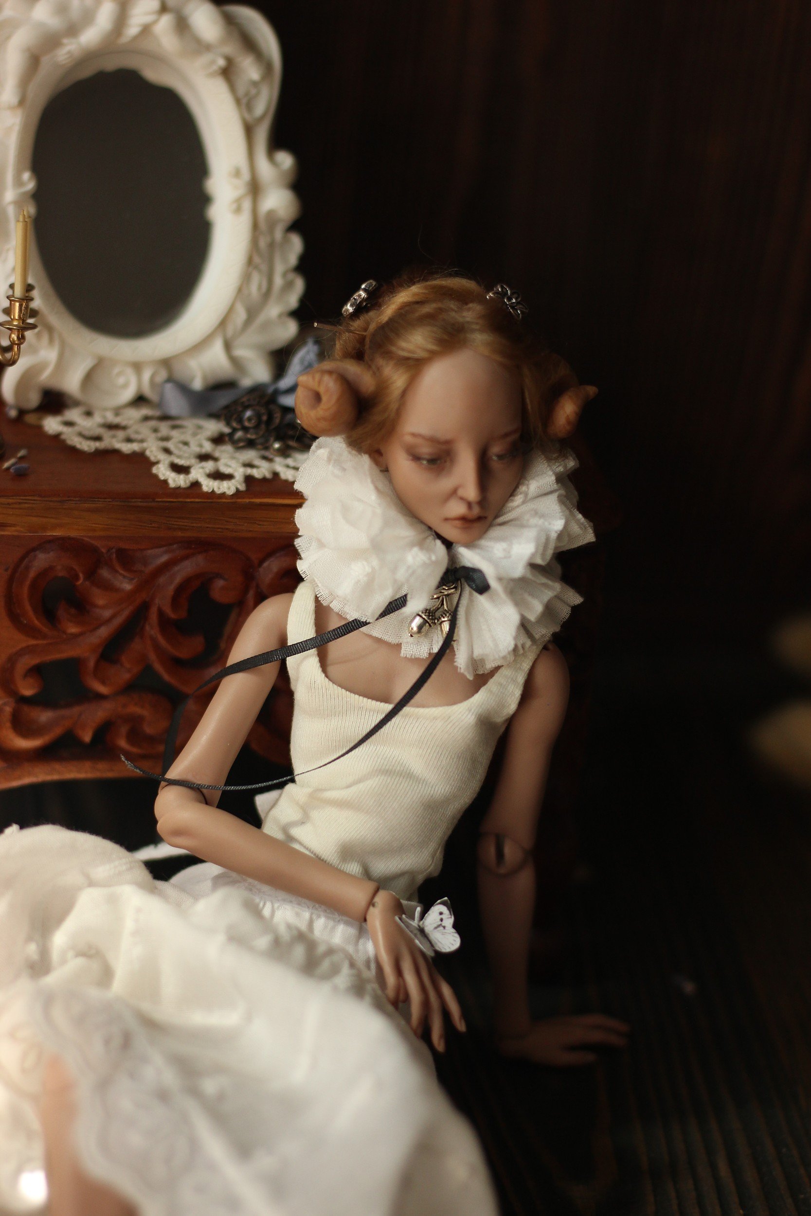 Popovy Doll"s Cotton Collar